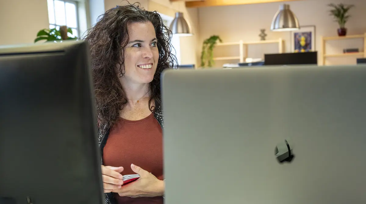 Sping-team in een informele werksfeer